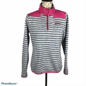 Vineyard Vines 1/4 Zip Pullover Sweater Fleece Shep Striped Size XS